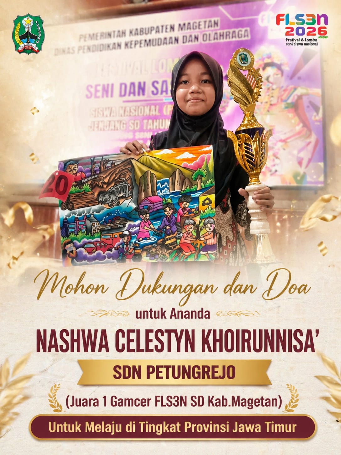 Juara 1 FLS3N Kabupaten Magetan